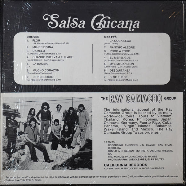 The Ray Camacho Group – Salsa Chicana (LP)