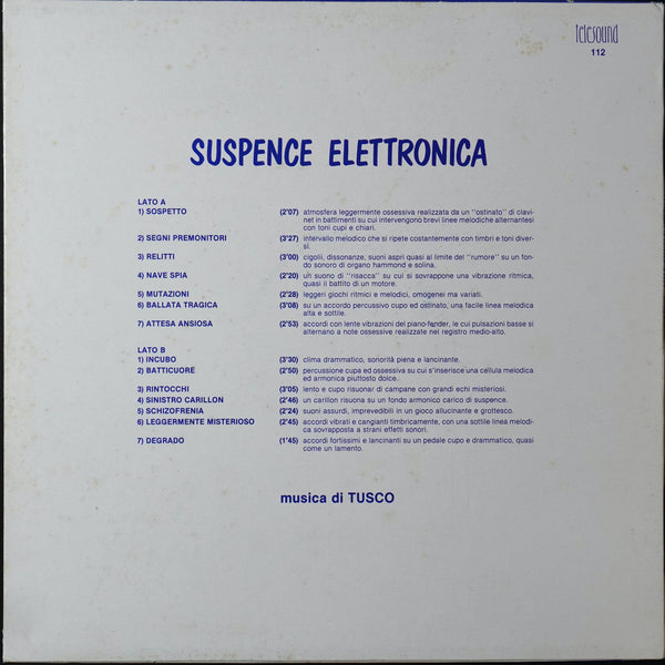 Tusco - Suspence Elettronica (LP)